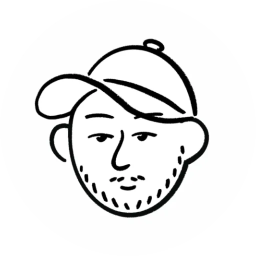 Drawn face of Felix in Notion-style
